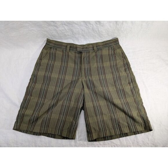 Patagonia Other - Patagonia Men's size 34 green & brown plaid shorts 10" inseam organic cotton L10